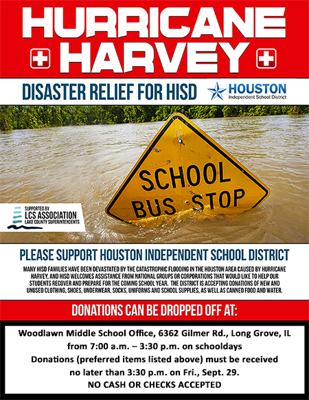 Hurricane Harvey Disaster Relief Flyer