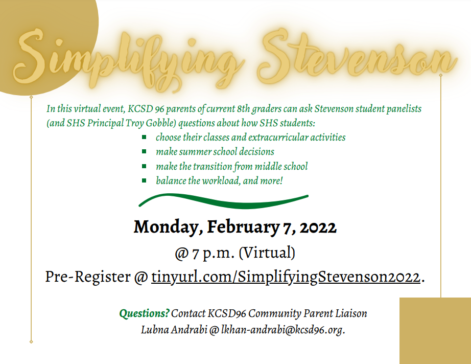 Simplifying Stevenson: Feb. 7, 2022 (virtual)