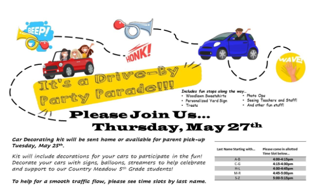Woodlawn 5th Grade Graduation Parade, May 27, 2021
