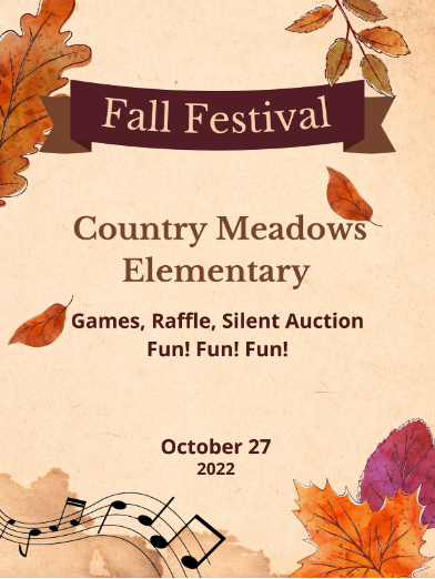 Country Meadows Fall Festival:  Oct. 27