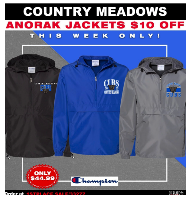 Country Meadows Spirit Wear Sale