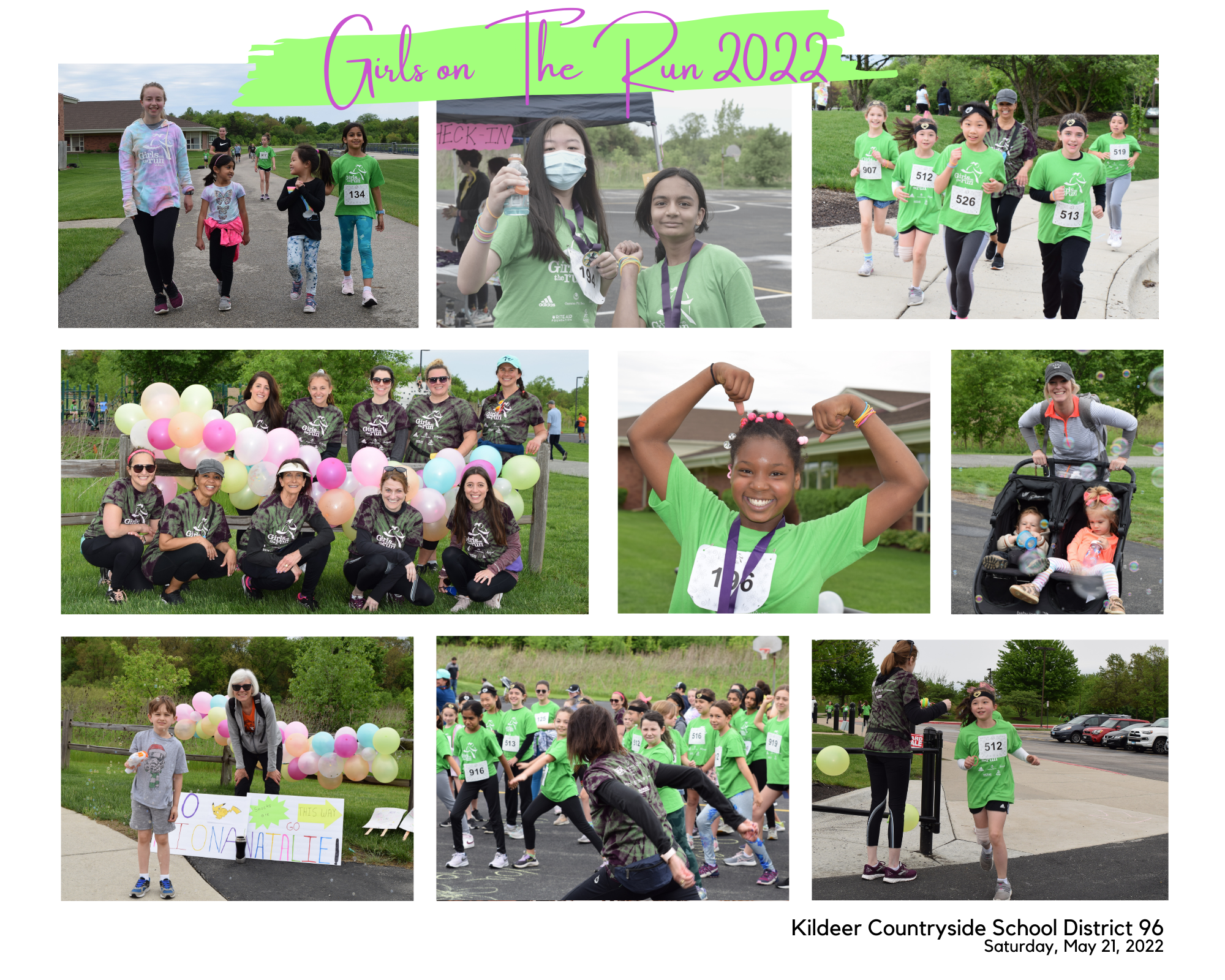 Girls on the Run collage