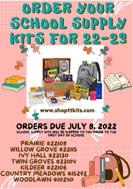 School Supply Kit for 2022-23 School Year