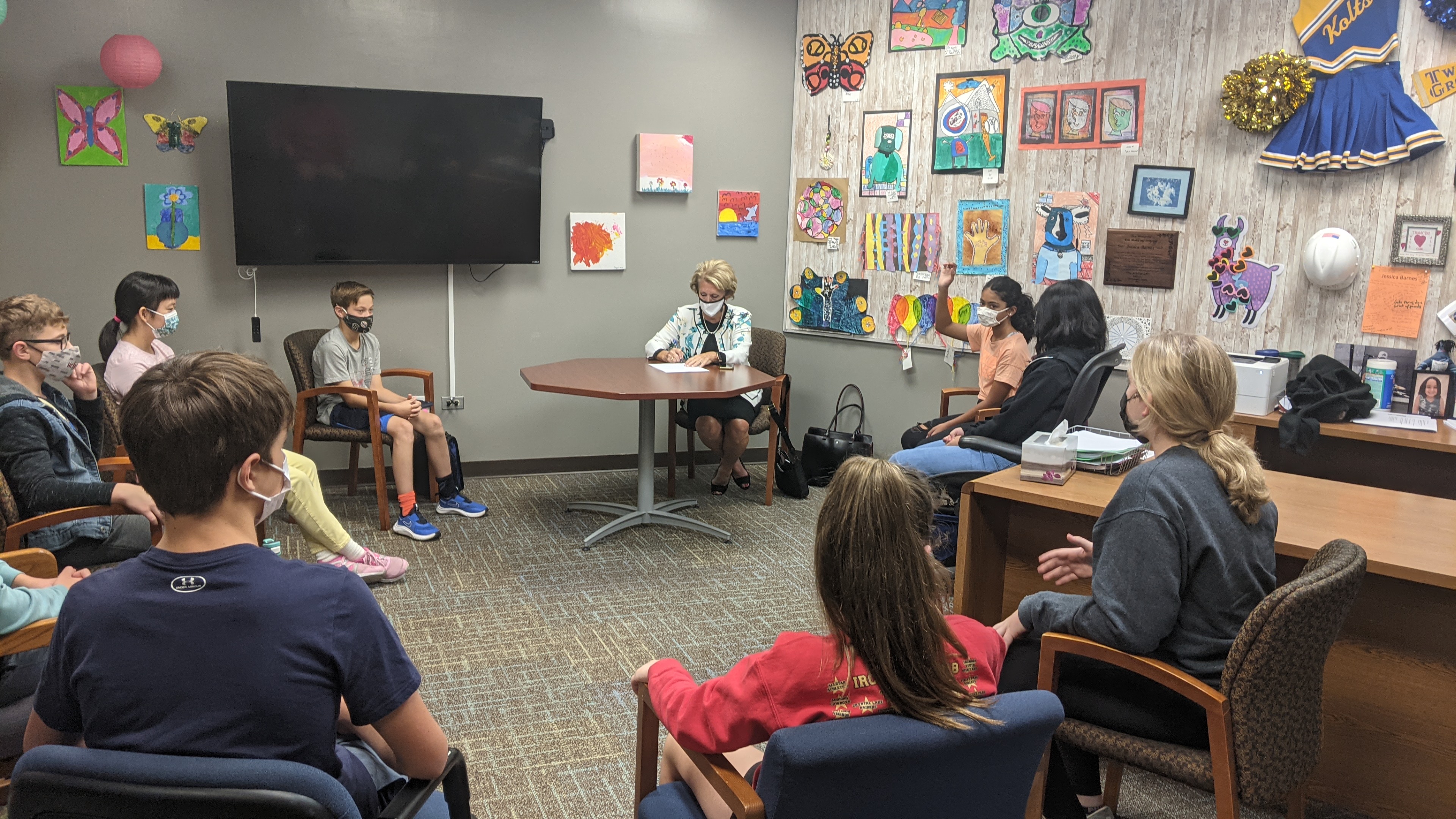 Supt. Search Students Focus Group at Twin Groves