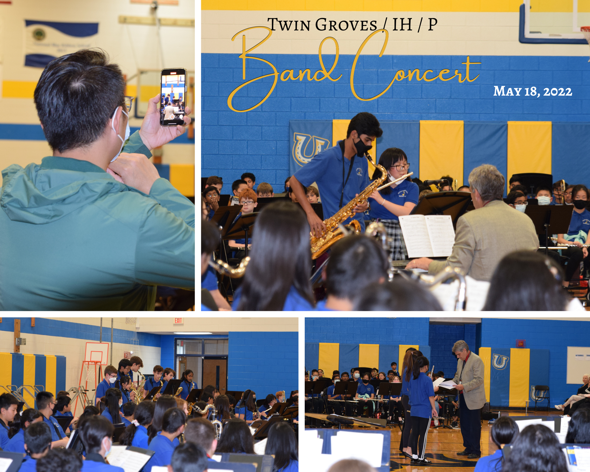 Twin Groves Band Collage, May 18, 2022