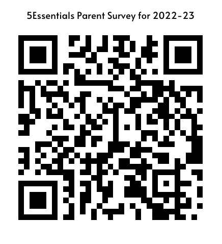 5Essentials Parent Survey QR code 2022-23
