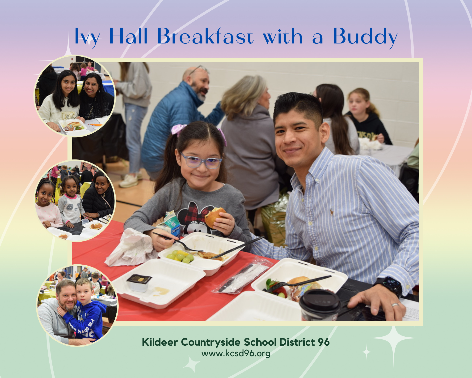 Ivy Hall Breakfast with a Buddy collage ~ March 10, 2023