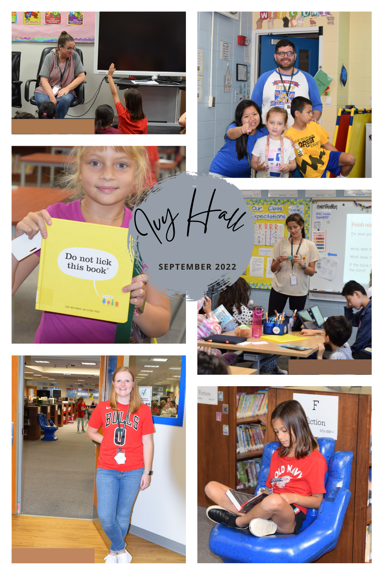 Ivy Hall Elementary School, September 2022 photo collage