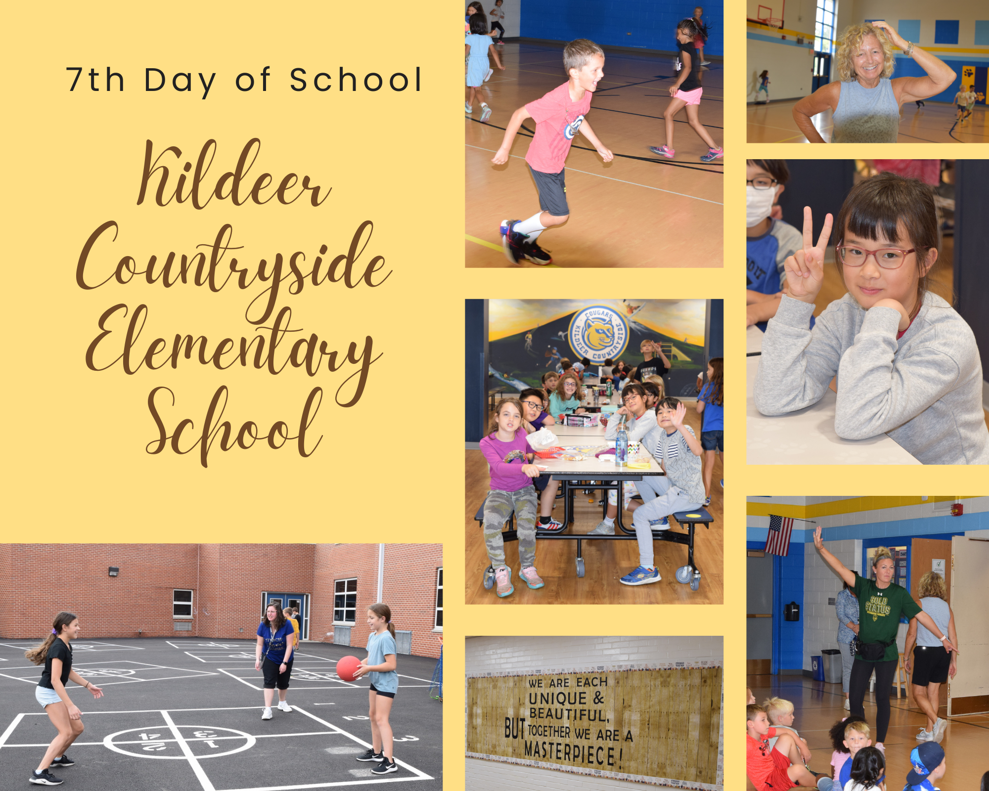 7th Day of School Year at Kildeer Countryside Elementary School