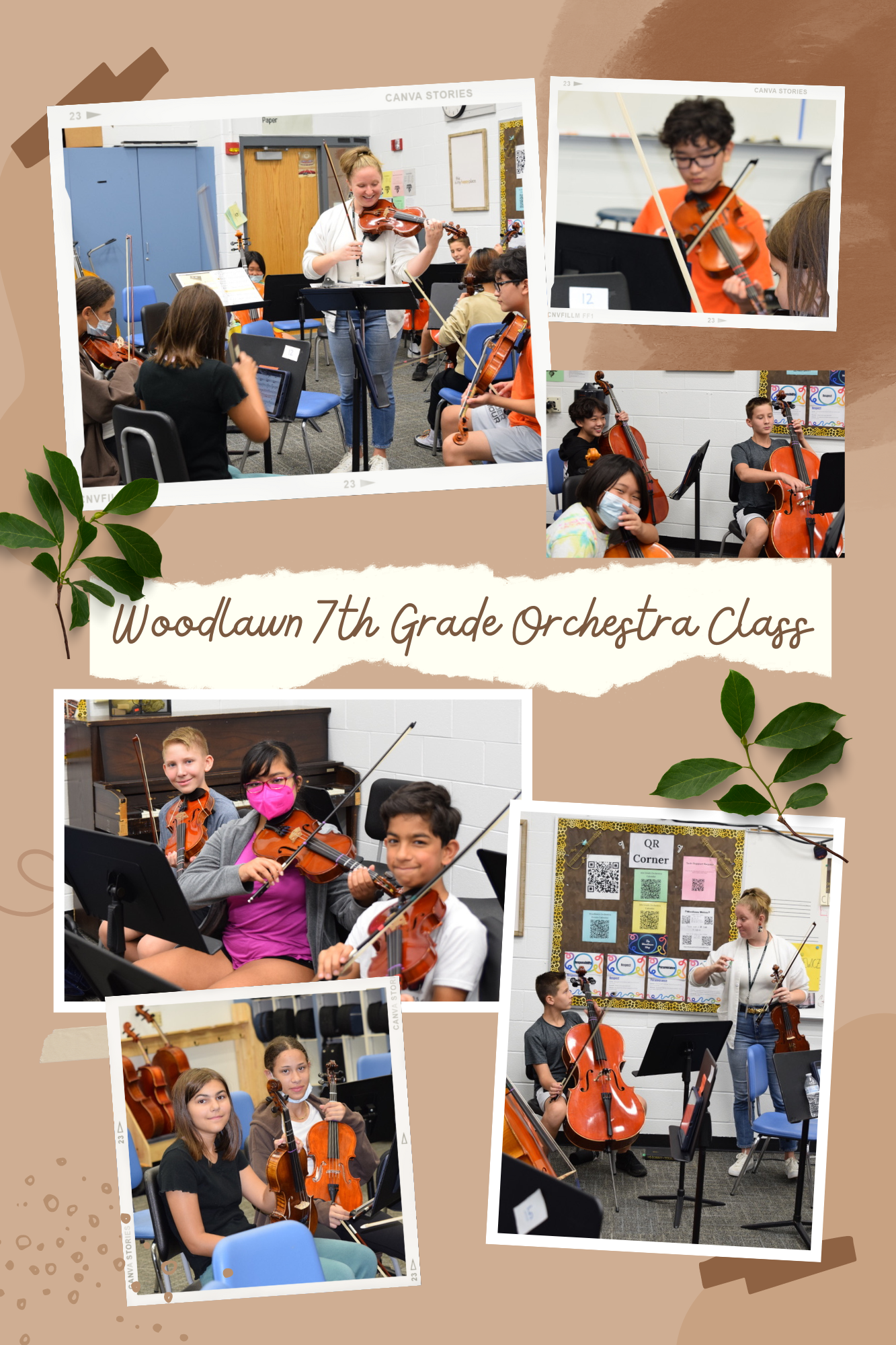 Woodlawn 7th Grade Orchestra Class
