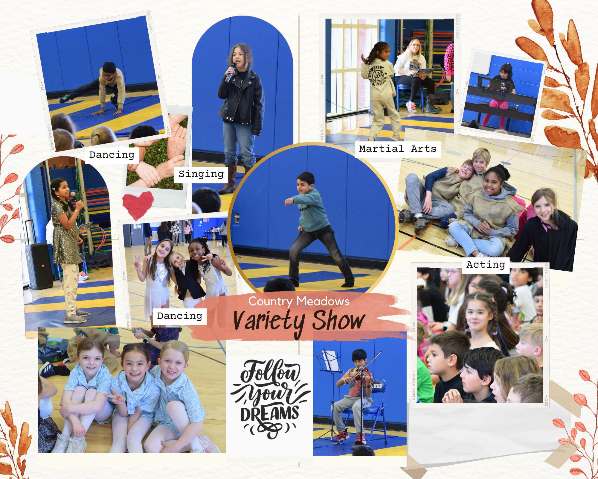 Country Meadows Variety Show collage 03202024