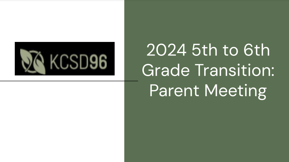 Transition to Middle School, April 2024