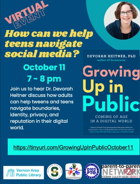 Growing Up In Public with Devorah Heitner: October 10, 2023