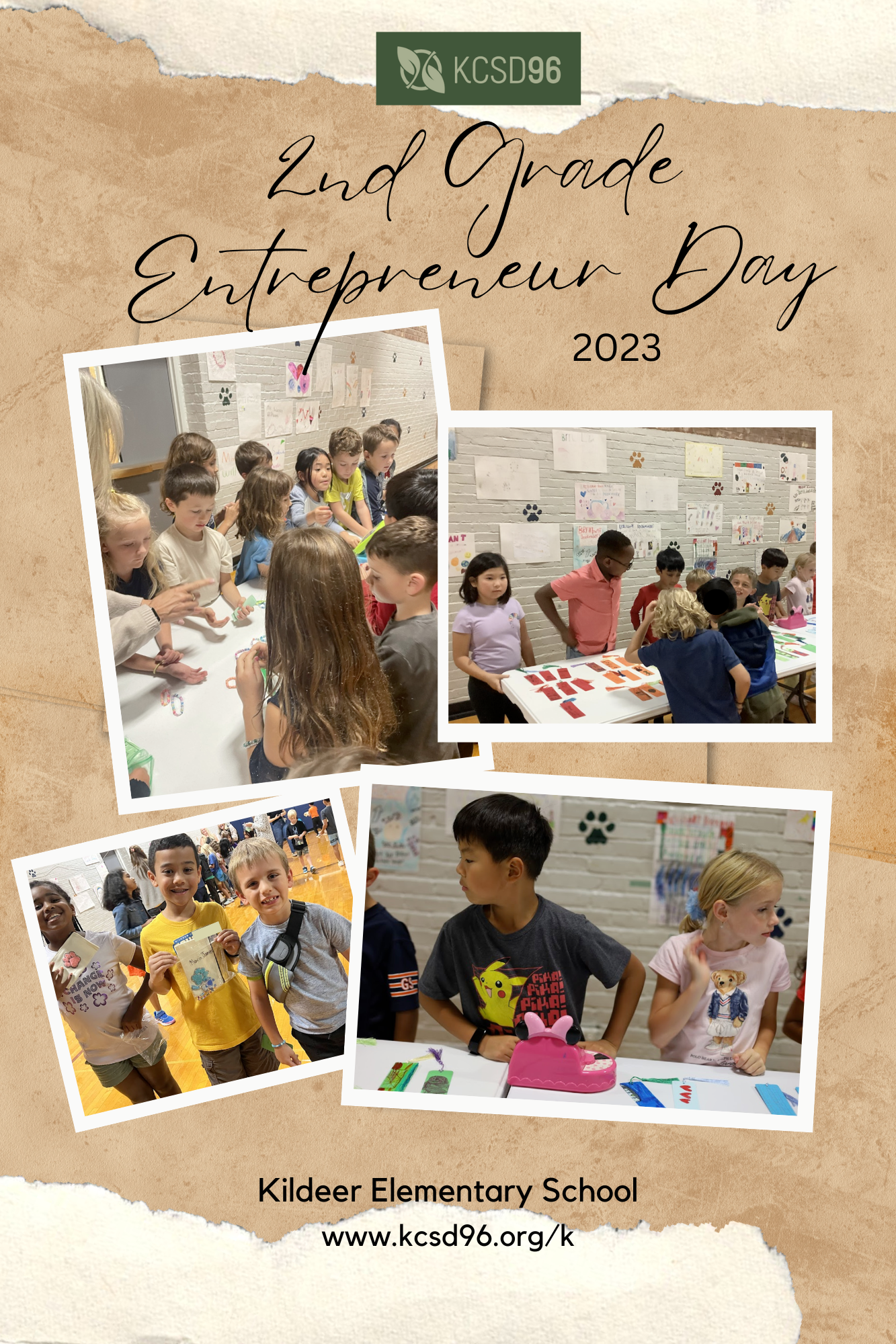 Kildeer 2nd Grade Entrepreneurs Day ~ September 29, 2023