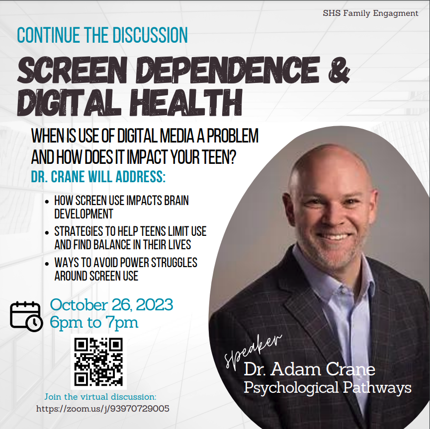 Parent Network: Screen Dependence and Digital Health: October 26, 2023