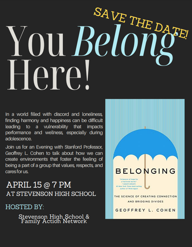 Save the Date: You Belong Here ~ April 15 2024