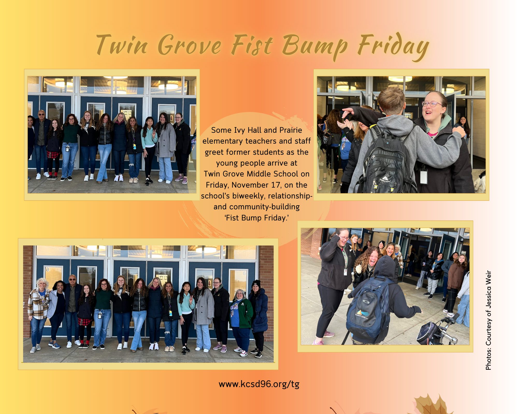 Twin Groves Fist Bump Friday ~ November 17, 2023