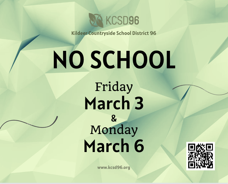 D96 Schools Closed March 3 and March 6, 2023