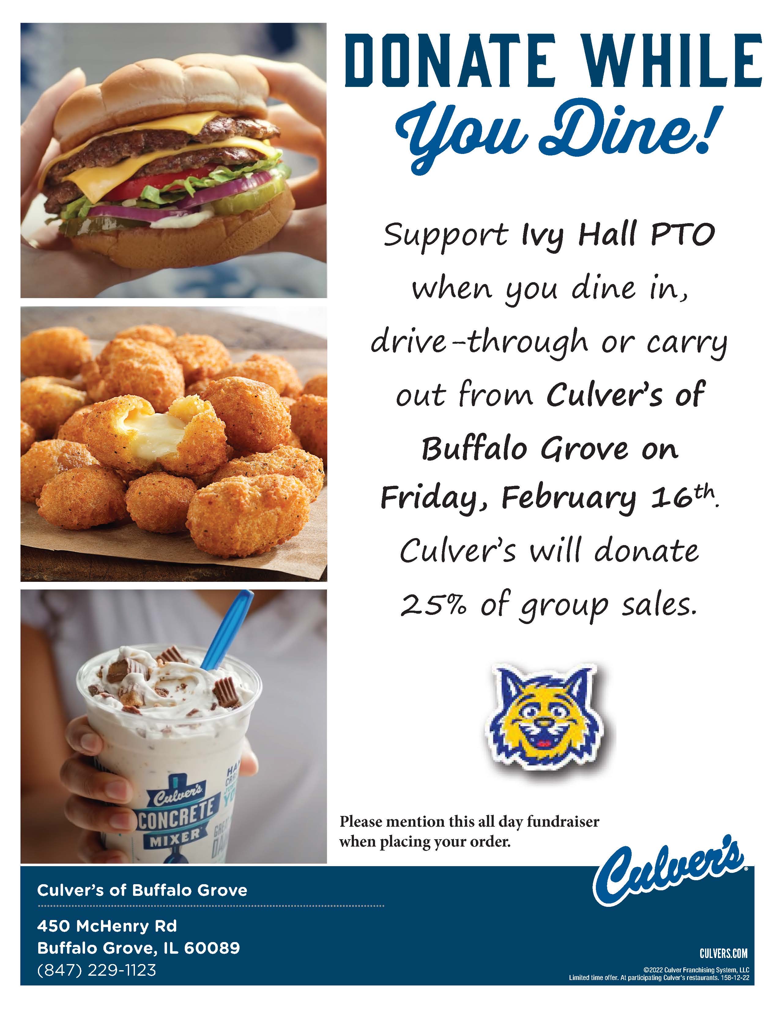 Ivy Hall PTO Dine-Out | February 16 2024