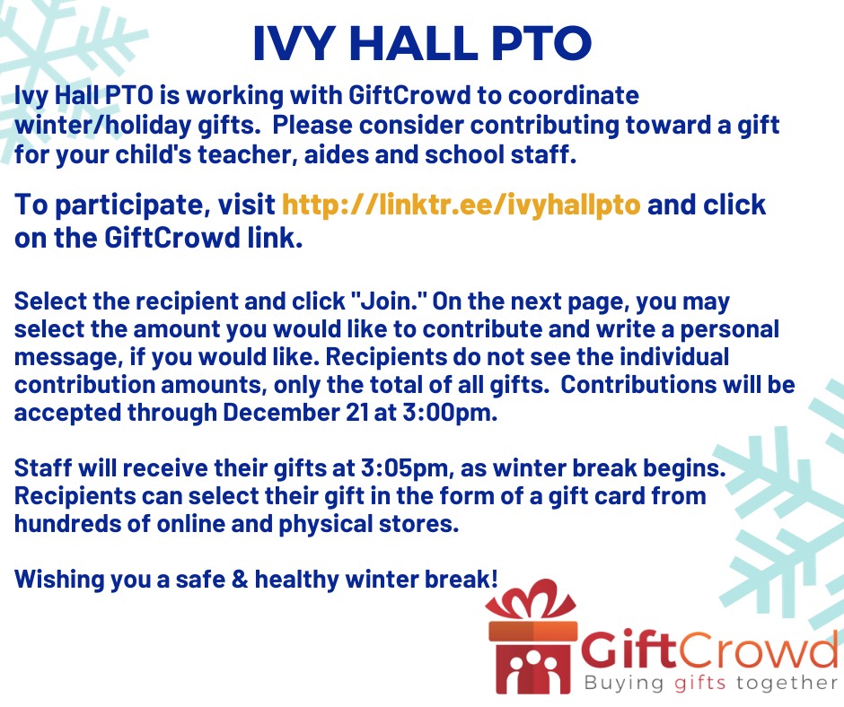 Ivy Hall PTO GiftCrowd