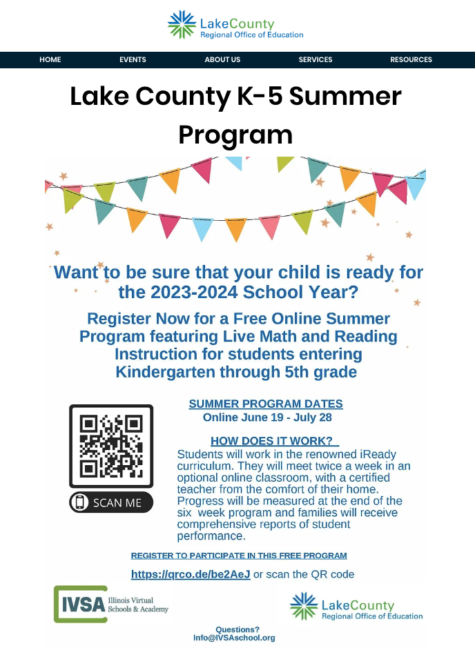 Lake County K-5 Summer Program