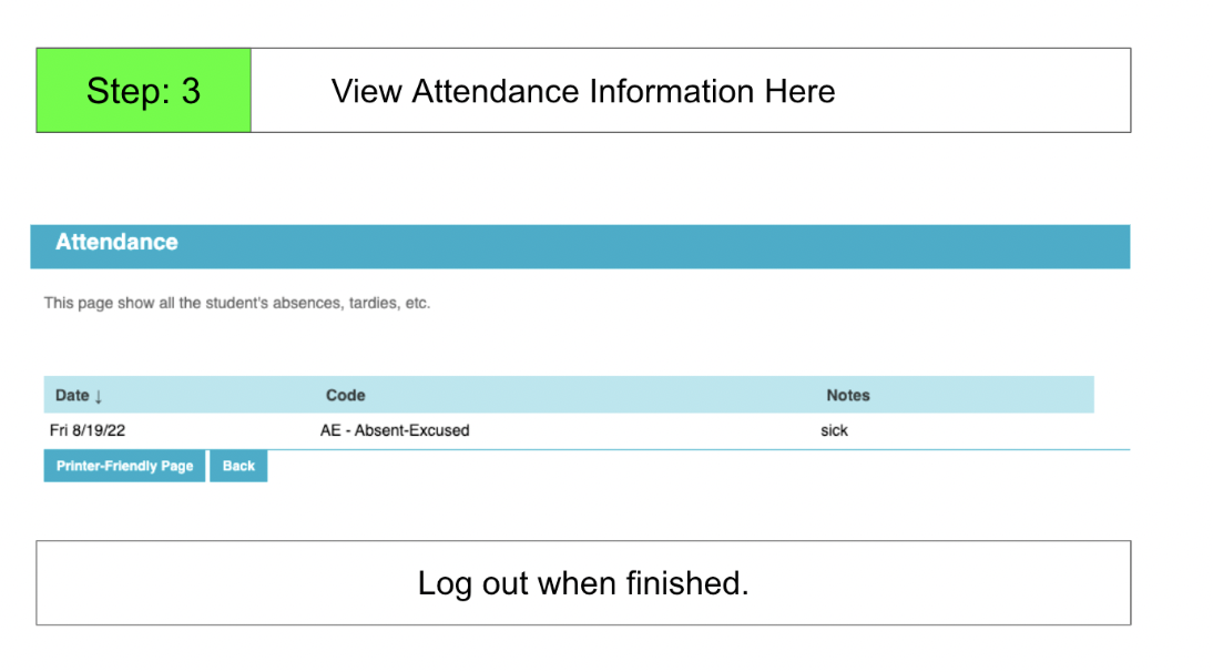 TeacherEase Attendance Program - Screen cap 3