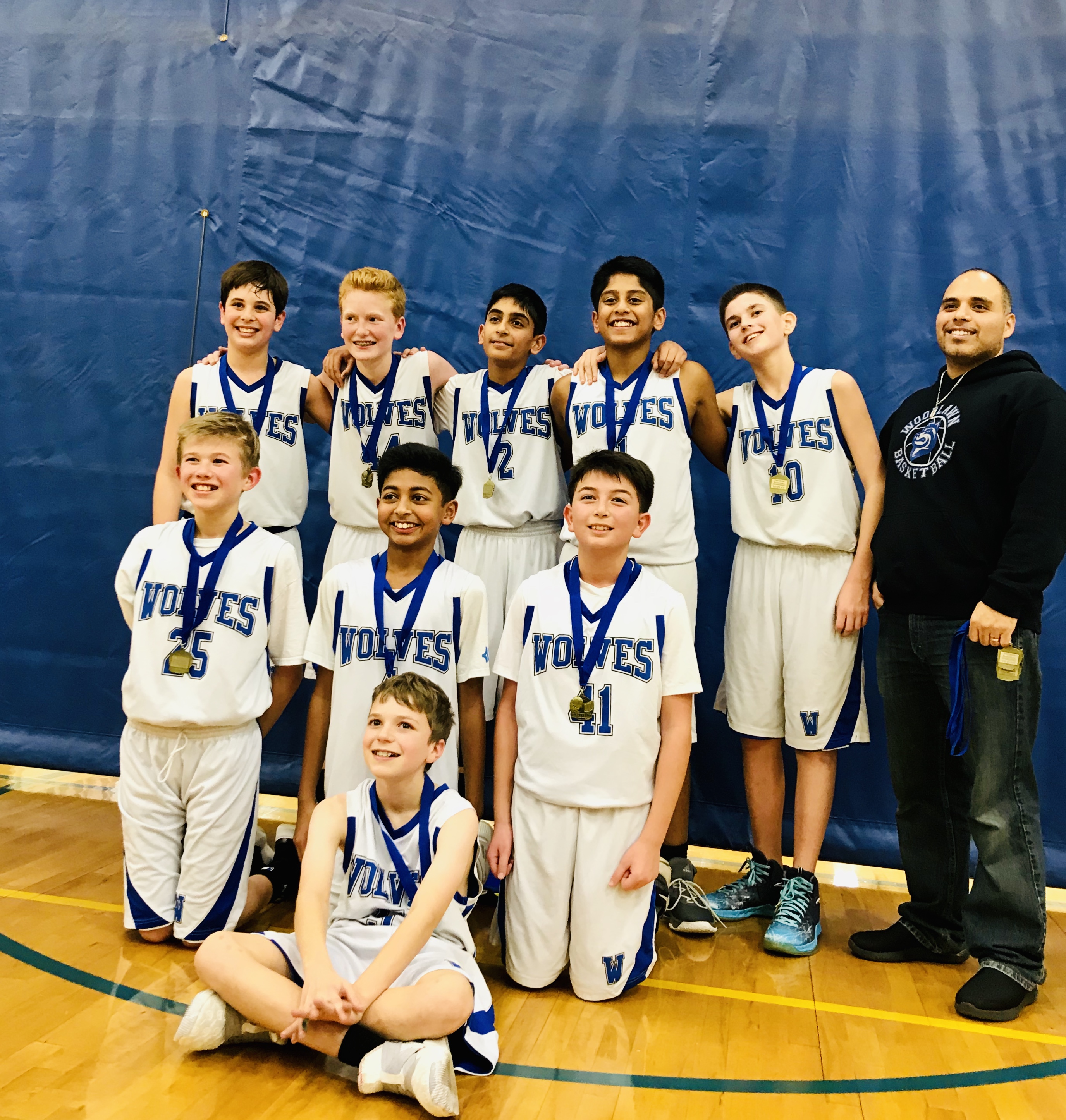 7th Grade Boys “A” Basketball team
