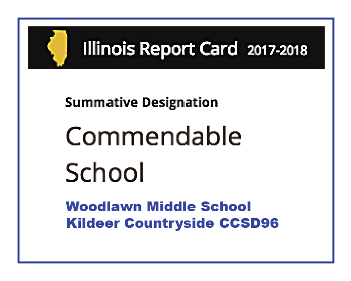 Woodlawn on our Commendable School designation