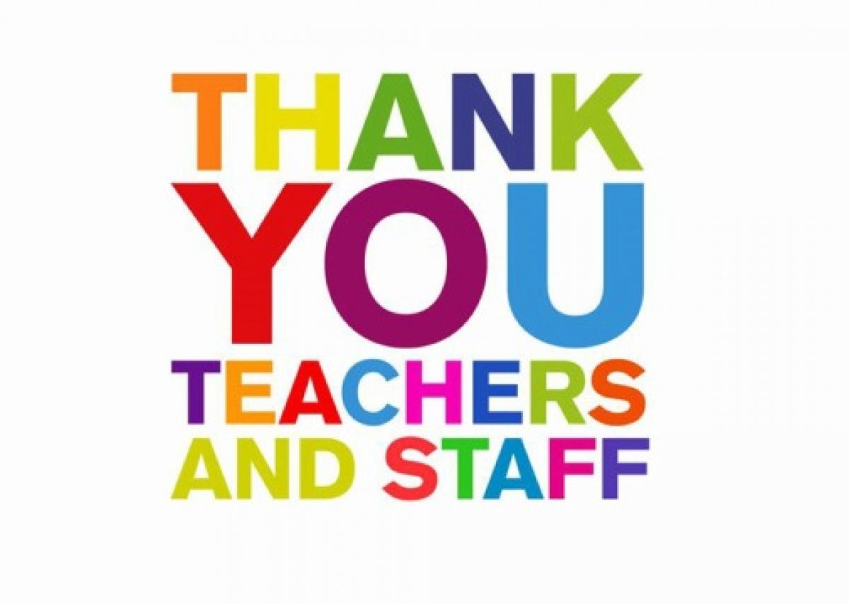 Thank You to Staff | Staff Appreciation Week