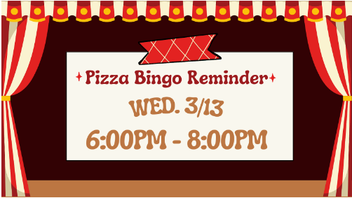 Willow Grove Pizza Bingo Night | March 13 2024