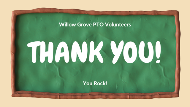 Willow Grove PTO Thank You