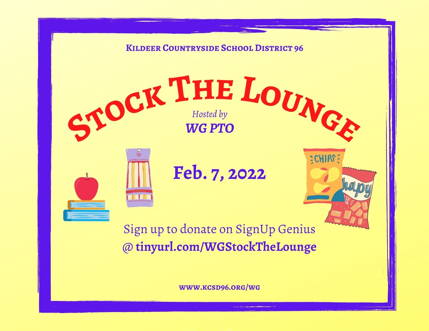 Stock the WG Lounge: Feb. 7, 2022