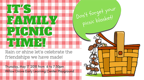 Family Picnic Time graphic